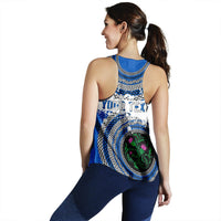 (Custom Text) Scotland Celtic Circle Racerback Tank RLT12 - Wonder Print Shop