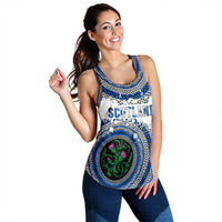 (Custom Text) Scotland Celtic Circle Racerback Tank RLT12 - Wonder Print Shop