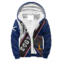 Scotland Pattern Flag Sherpa Hoodie RLT12 - Wonder Print Shop