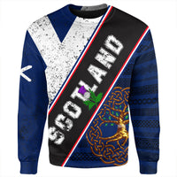 Scotland Pattern Flag Sweatshirt RLT12 - Wonder Print Shop