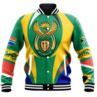 Wonder Print Shop Clothing - South Africa Action Flag Baseball Jacket RLT7 - Wonder Print Shop