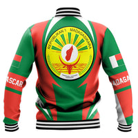 Wonder Print Shop Clothing - Madagascar Action Flag Baseball Jacket RLT7 - Wonder Print Shop
