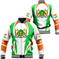 Wonder Print Shop Clothing - Niger Action Flag Baseball Jacket RLT7 - Wonder Print Shop
