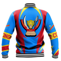 Wonder Print Shop Clothing - Democratic Republic Of The Congo Action Flag Baseball Jacket RLT7 - Wonder Print Shop