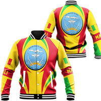 Wonder Print Shop Clothing - Mali Action Flag Baseball Jacket RLT7 - Wonder Print Shop