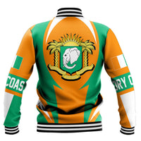 Wonder Print Shop Clothing - Ivory Coast Action Flag Baseball Jacket RLT7 - Wonder Print Shop