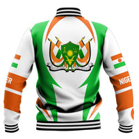 Wonder Print Shop Clothing - Niger Action Flag Baseball Jacket RLT7 - Wonder Print Shop