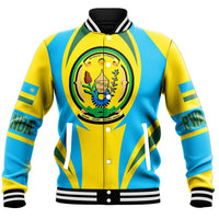 Wonder Print Shop Clothing - Rwanda Action Flag Baseball Jacket RLT7 - Wonder Print Shop
