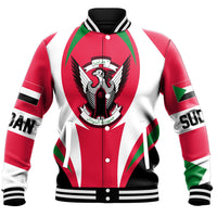 Wonder Print Shop Clothing - Sudan Action Flag Baseball Jacket RLT7 - Wonder Print Shop