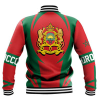 Wonder Print Shop Clothing - Morocco Action Flag Baseball Jacket RLT7 - Wonder Print Shop