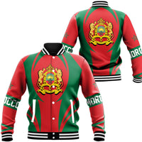 Wonder Print Shop Clothing - Morocco Action Flag Baseball Jacket RLT7 - Wonder Print Shop