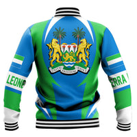 Wonder Print Shop Clothing - Sierra Leone Action Flag Baseball Jacket RLT7 - Wonder Print Shop