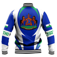 Wonder Print Shop Clothing - Lesotho Action Flag Baseball Jacket RLT7 - Wonder Print Shop