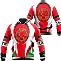 Wonder Print Shop Clothing - Libya Action Flag Baseball Jacket RLT7 - Wonder Print Shop