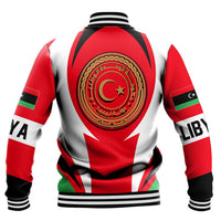 Wonder Print Shop Clothing - Libya Action Flag Baseball Jacket RLT7 - Wonder Print Shop