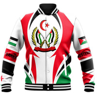 Wonder Print Shop Clothing - Western Sahara Action Flag Baseball Jacket RLT7 - Wonder Print Shop