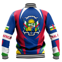Wonder Print Shop Clothing - Central Africa Action Flag Baseball Jacket RLT7 - Wonder Print Shop