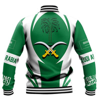 Wonder Print Shop Clothing - Saudi Arabia Action Flag Baseball Jacket RLT7 - Wonder Print Shop