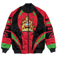 Getteestore Clothing - Malawi Action Flag Bomber Jacket RLT7 - Wonder Print Shop