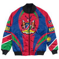Getteestore Clothing - Nambia Action Flag Bomber Jacket RLT7 - Wonder Print Shop