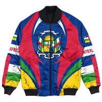 Getteestore Clothing - Central Africa Action Flag Bomber Jacket RLT7 - Wonder Print Shop