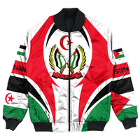 Wonder Print Shop Clothing - Western Sahara Action Flag Bomber Jacket RLT7 - Wonder Print Shop