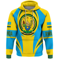Rwanda Hoodie Action Flag RLT7 - Wonder Print Shop