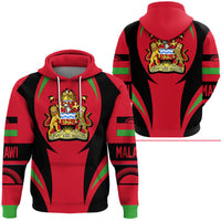 Malawi Hoodie Action Flag RLT7 - Wonder Print Shop