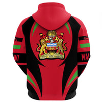 Malawi Hoodie Action Flag RLT7 - Wonder Print Shop