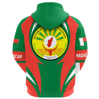 Madagascar Hoodie Action Flag RLT7 - Wonder Print Shop