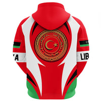 Libya Hoodie Action Flag RLT7 - Wonder Print Shop