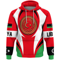 Libya Hoodie Action Flag RLT7 - Wonder Print Shop