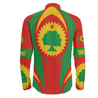 Wonder Print Shop Clothing - Oromo Action Flag Long Sleeves Button Shirt RLT7 - Wonder Print Shop