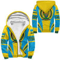 Wonder Print Shop Clothing - Rwanda Action Flag Sherpa Hoodie RLT7 - Wonder Print Shop