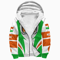 Wonder Print Shop Clothing - Niger Action Flag Sherpa Hoodie RLT7 - Wonder Print Shop