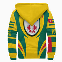Wonder Print Shop Clothing - Togo Action Flag Sherpa Hoodie RLT7 - Wonder Print Shop