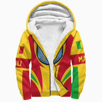 Wonder Print Shop Clothing - Mali Action Flag Sherpa Hoodie RLT7 - Wonder Print Shop