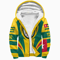 Wonder Print Shop Clothing - Togo Action Flag Sherpa Hoodie RLT7 - Wonder Print Shop