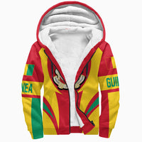 Wonder Print Shop Clothing - Guinea Action Flag Sherpa Hoodie RLT7 - Wonder Print Shop