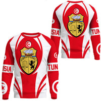 Wonder Print Shop Clothing - Tunisia Action Flag Sweatshirts RLT7 - Wonder Print Shop