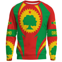 Wonder Print Shop Clothing - Oromo Action Flag Sweatshirts RLT7 - Wonder Print Shop
