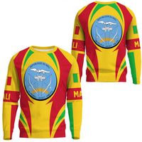 Wonder Print Shop Clothing - Mali Action Flag Sweatshirts RLT7 - Wonder Print Shop