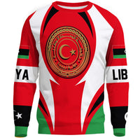 Wonder Print Shop Clothing - Libya Action Flag Sweatshirts RLT7 - Wonder Print Shop