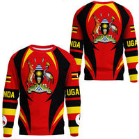 Wonder Print Shop Clothing - Uganda Action Flag Sweatshirts RLT7 - Wonder Print Shop