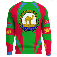 Wonder Print Shop Clothing - Eritrea Action Flag Sweatshirts RLT7 - Wonder Print Shop