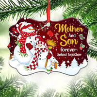 snowman-mother-and-son-forever-linked-together-horizontal-ornament