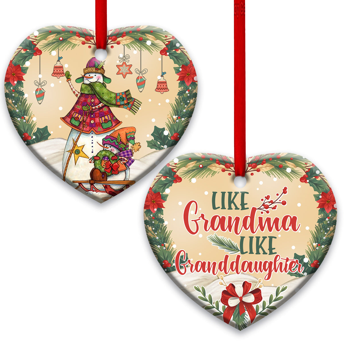 family-like-grandma-like-granddaughter-heart-ornament