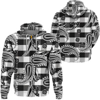 Paisley Bandana Hoodie Pattern Seamless Ver.171 RLT13 - Wonder Print Shop