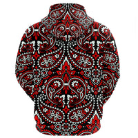 Paisley Bandana Hoodie Pattern Seamless Ver.192 RLT13 - Wonder Print Shop