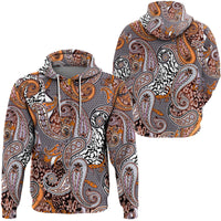 Paisley Bandana Hoodie Pattern Seamless Ver.132 RLT13 - Wonder Print Shop